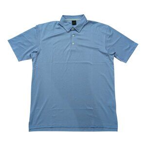 Dunning Golf Polo Shirt XXL Lavender Purple Cotton Stretch Short Sleeve Collar